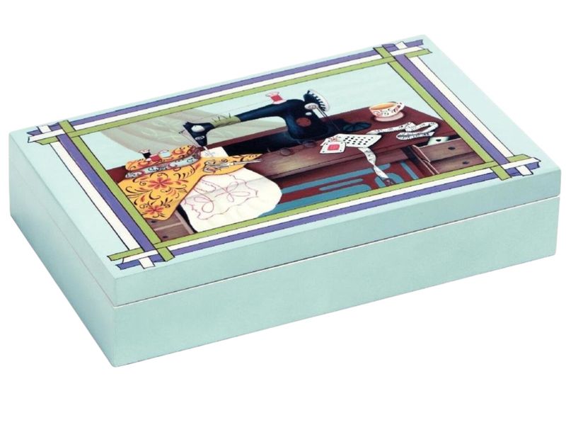 🧵 Prym Handmålat Syskrin ca 30 × 22 × 6 cm