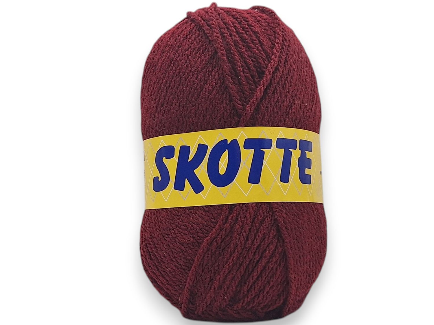 Falkgarn Skotte, 50 gr - 344 bordeux