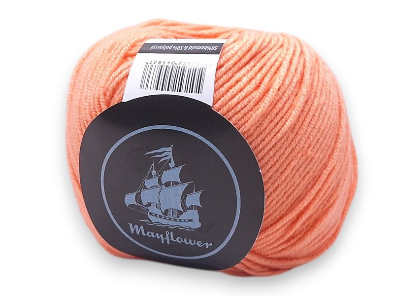 Mayflower Cotton 1 - Färg 151 - aprikos Mayflower Cotton 1 - Färg 151 - aprikos