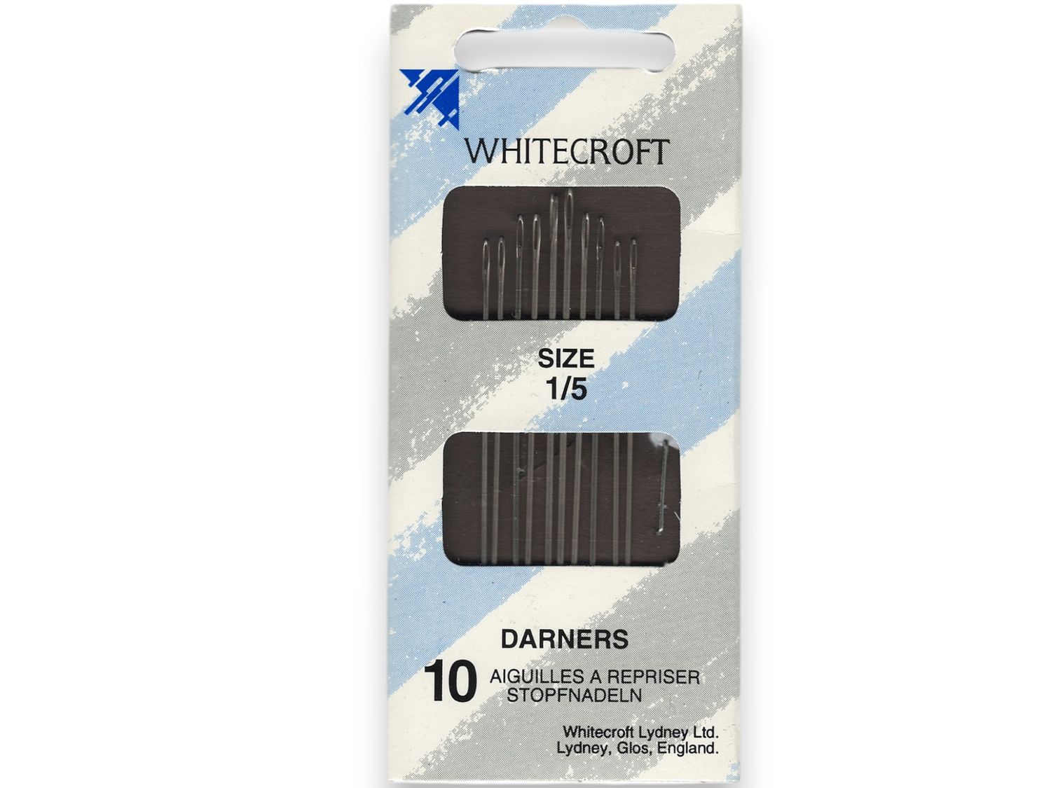 🧶 Whitecroft stoppnålar / darners 1–5 – 10 st