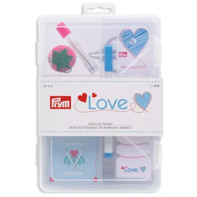 🧵 Prym Love Broderiset – Startset för broderi i presentförpackning