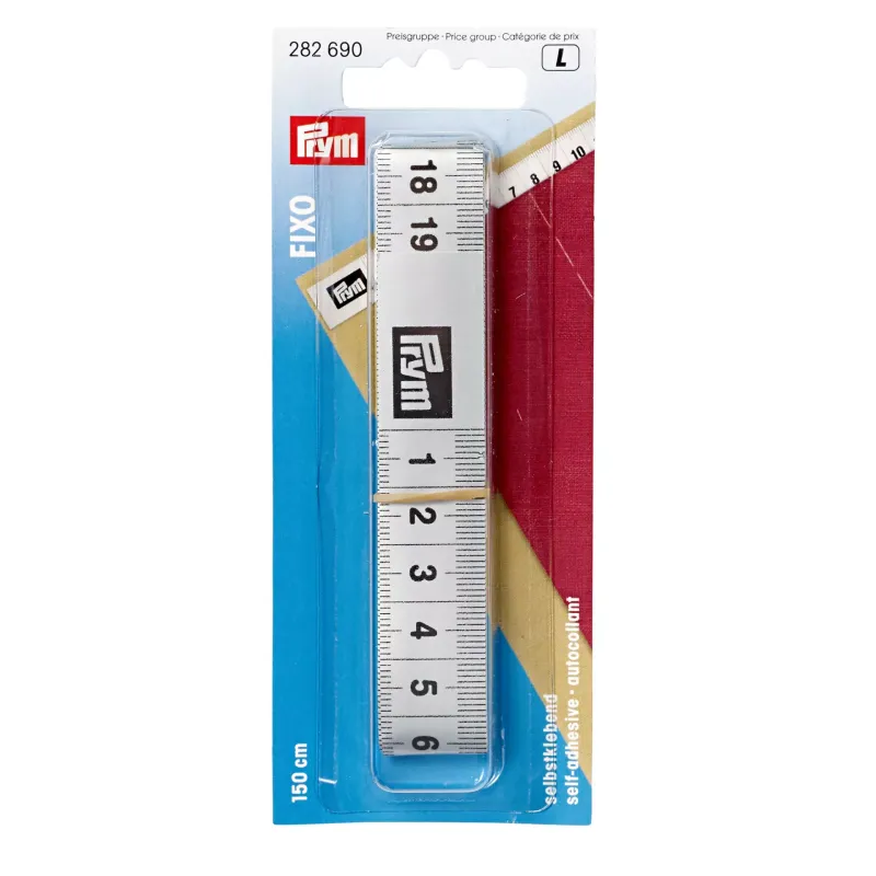 📏 Prym Måttband Fixo 150 cm – Självhäftande