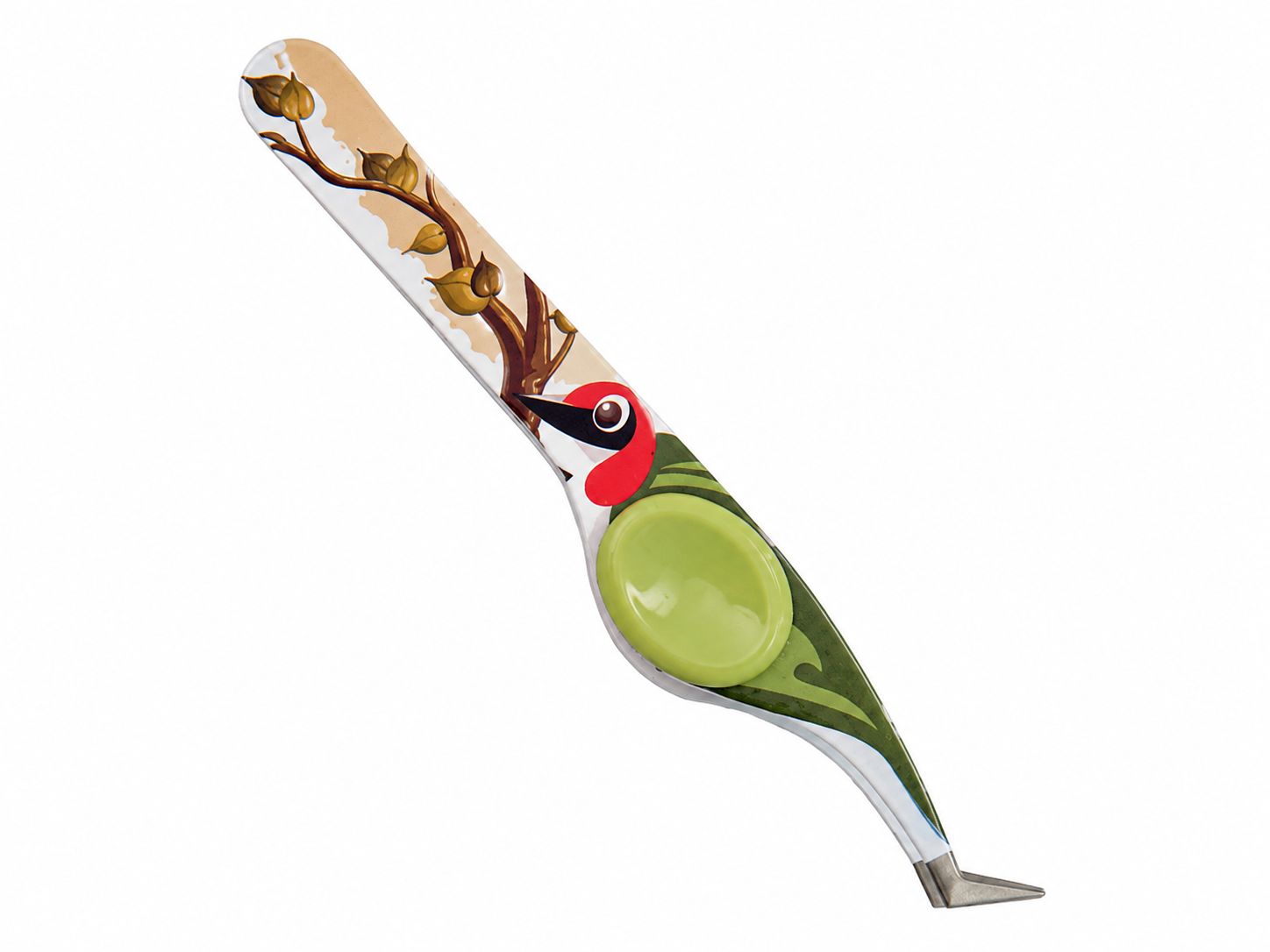 SewTasty Pincett Grön – Woodpecker Precision Tweezers 12 cm
