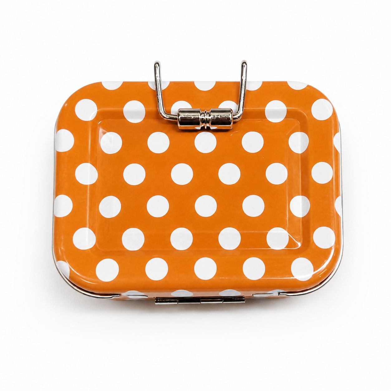 🧵 Resekit med Sybehör i Orange Plåtask