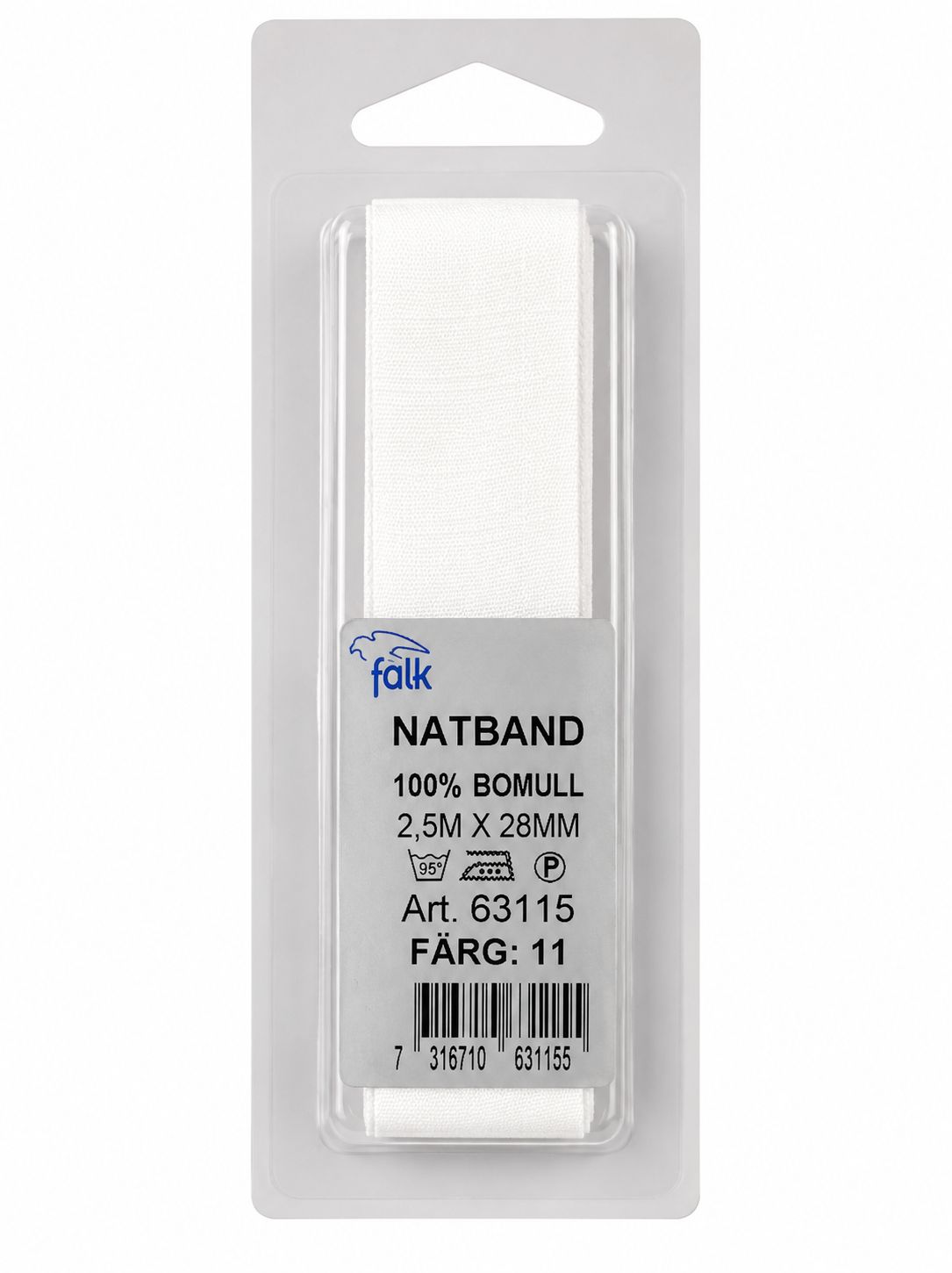 Falk Cotton tape 13 mm - 3 m - red