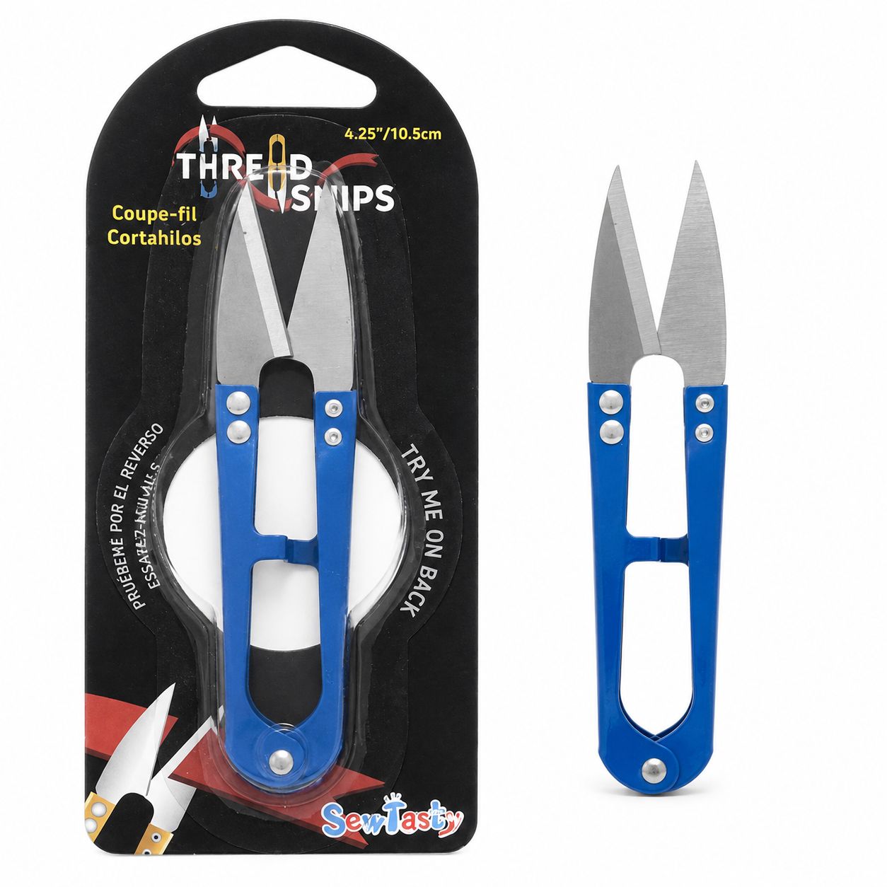 ✂️ SewTasty Thread Snips – Trådsax Blå 10,5 cm