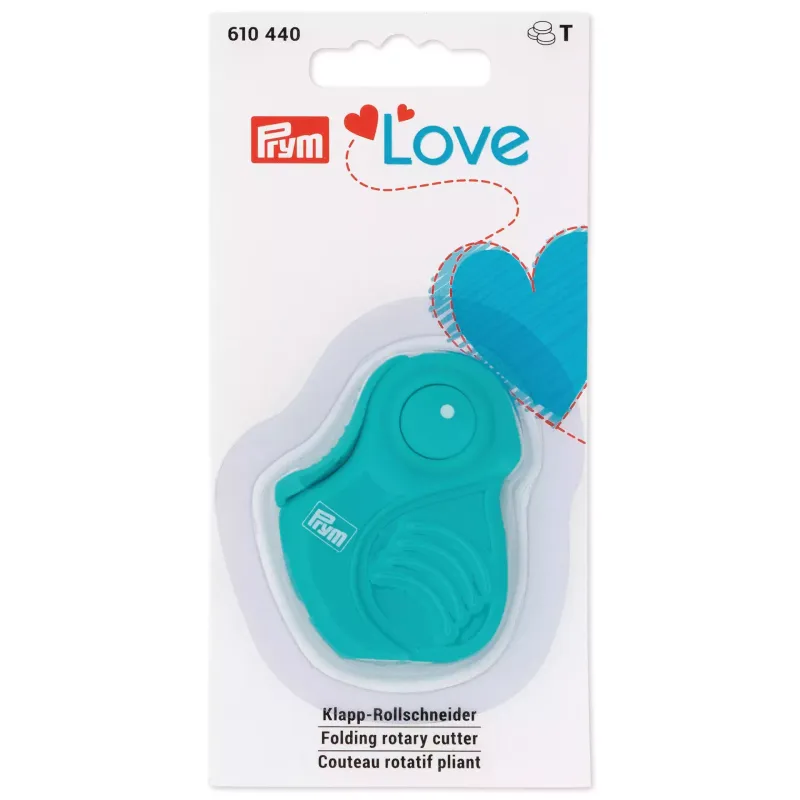 🔄 Prym Love Mini Rullkniv 18 mm – Hopfällbar