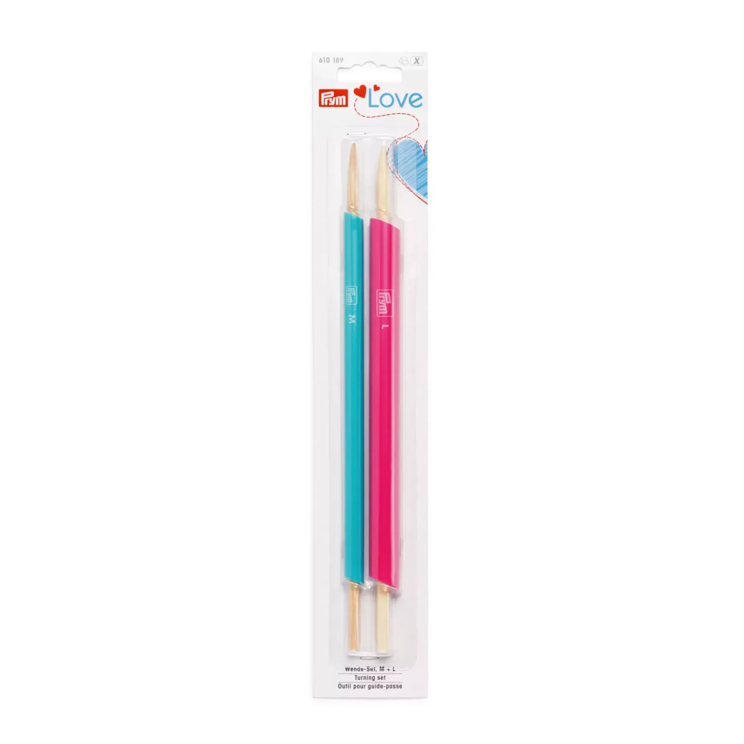💖 Prym Love Loopnålar M + L – 2 st