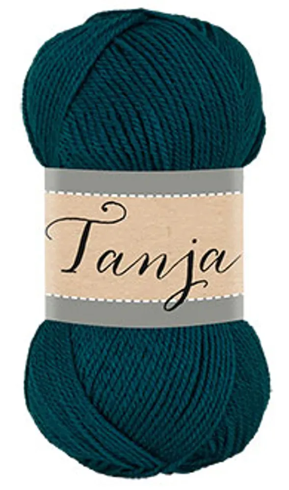 🧶 Falkgarn Tanja 100 g – 825 Blågrön (Teal)