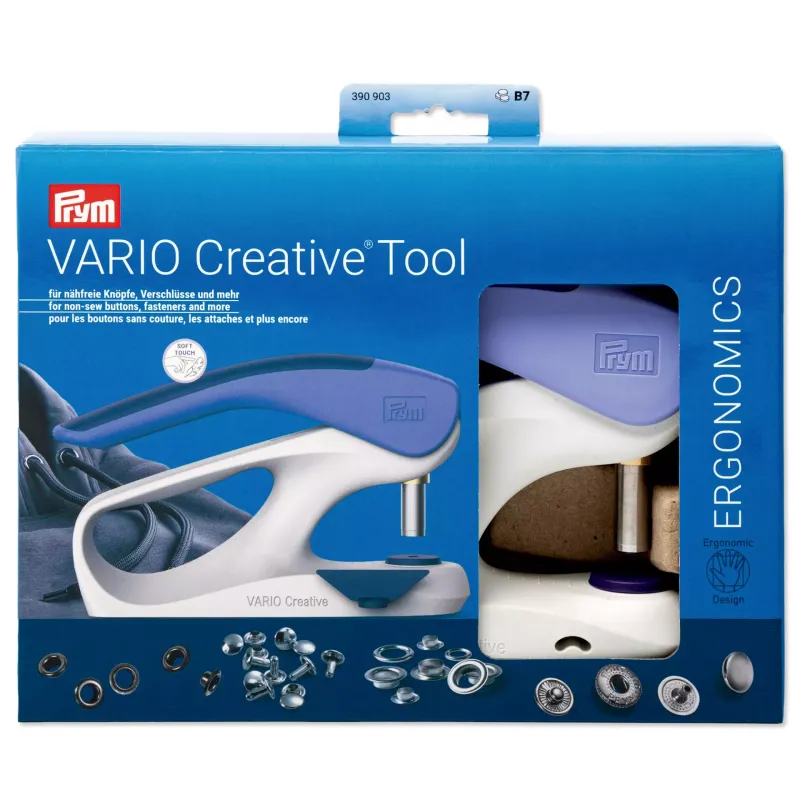 🔧 Prym VARIO Creative Tool – Multifunktionsverktyg för tryckknappar, öljetter och nitar