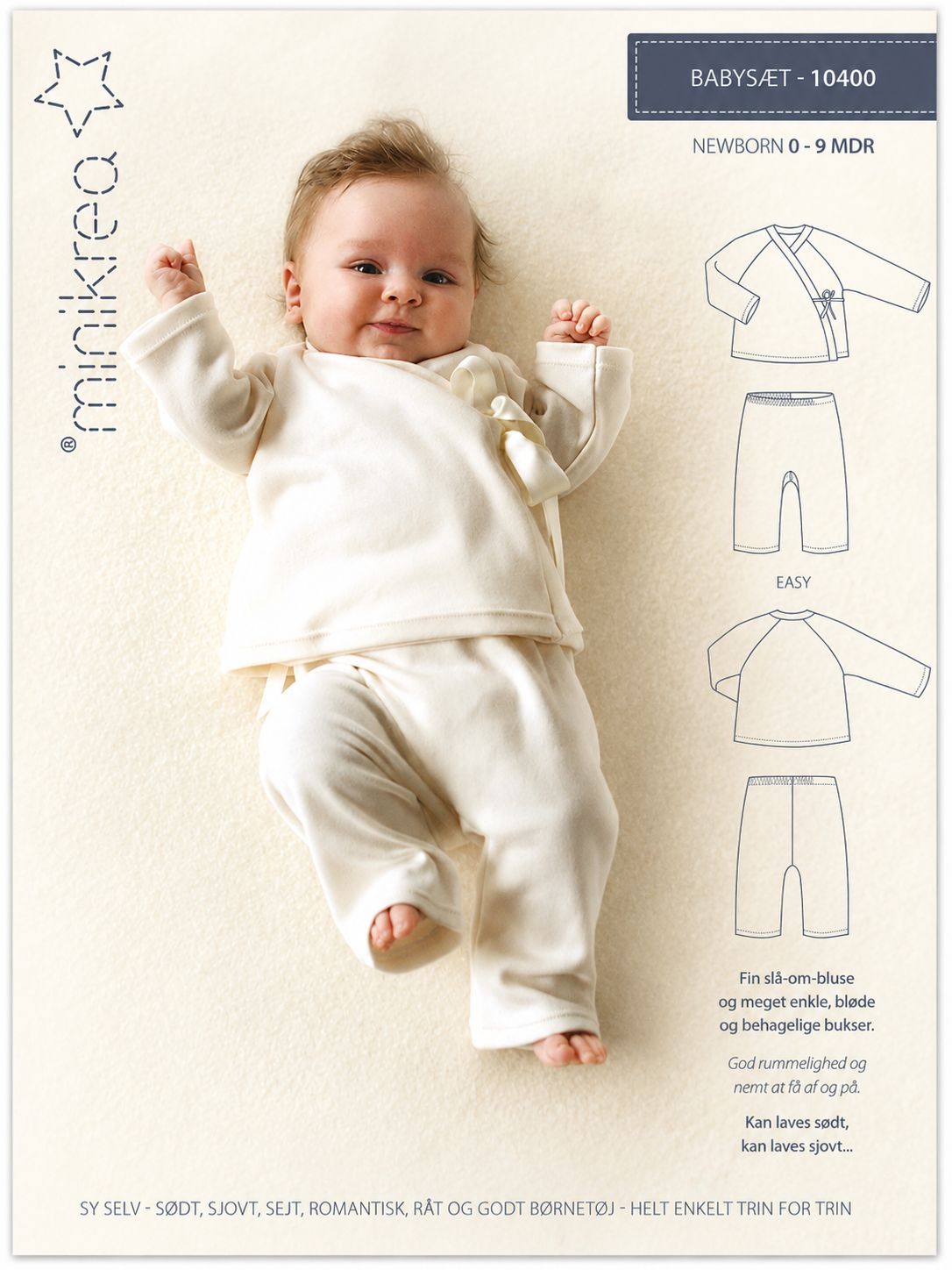 👶 Minikrea 10400 – Babyset (Newborn 0–9 månader)