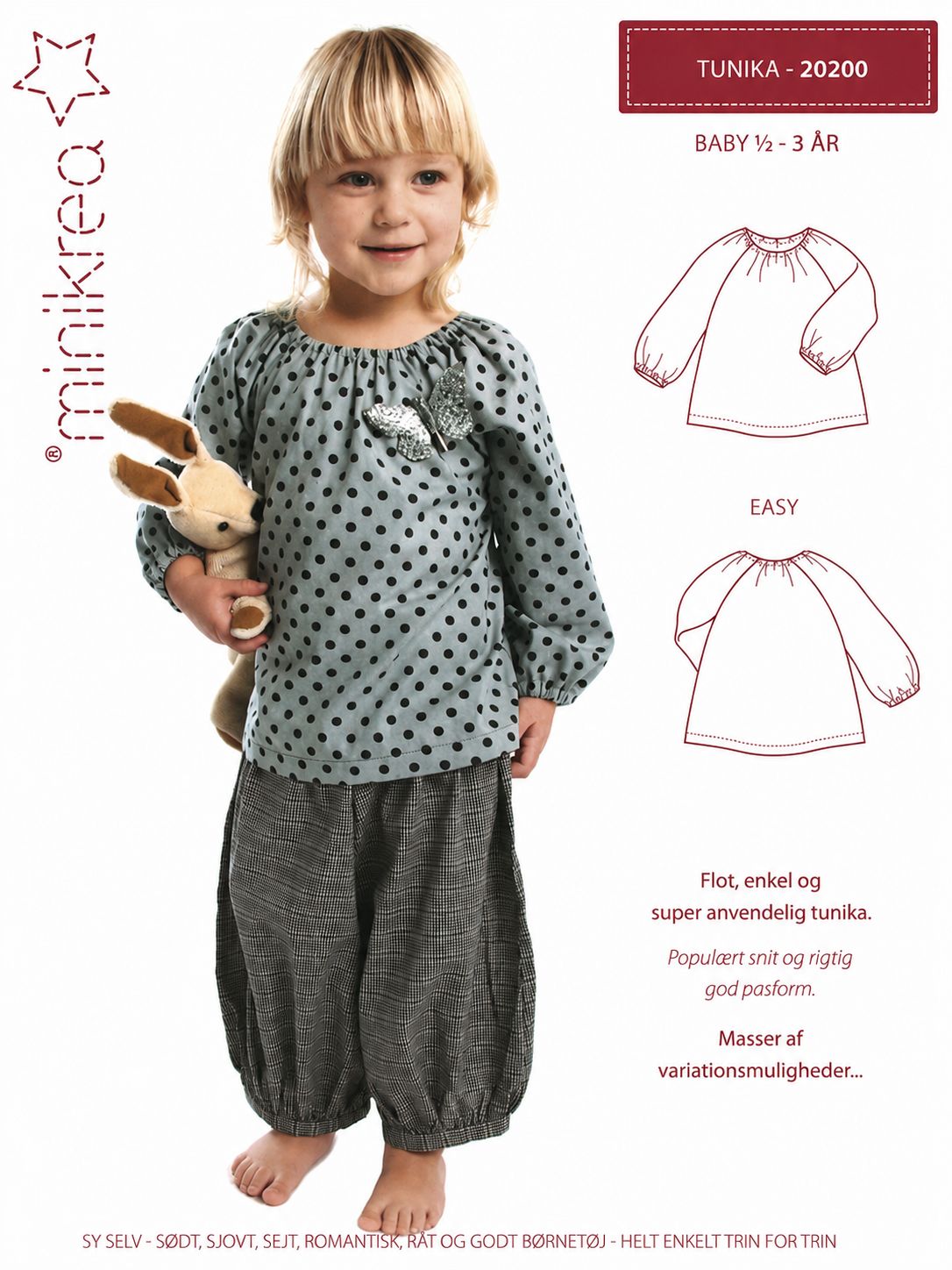 👗 Minikrea 20200 Tunika (Baby ½–3 år)