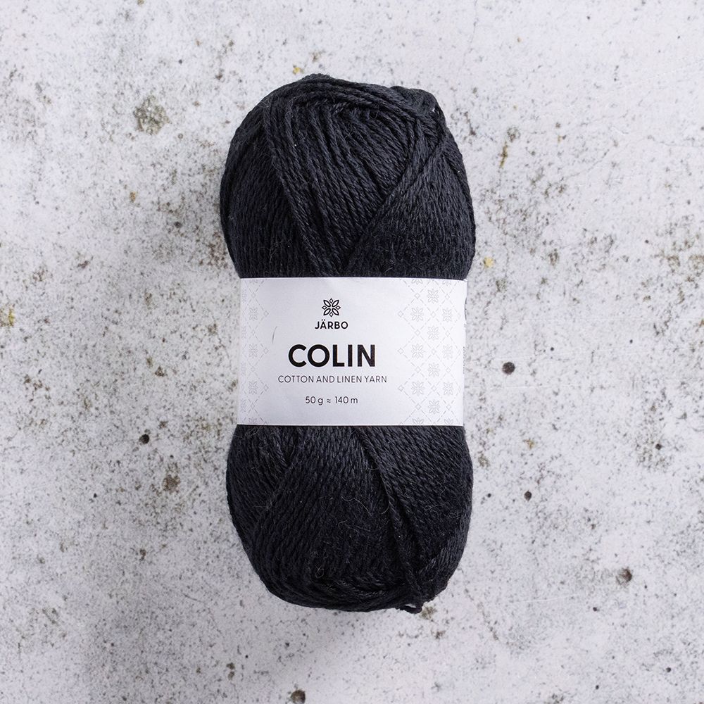🧶 Järbo Colin 50 g – 28130 Black Raven