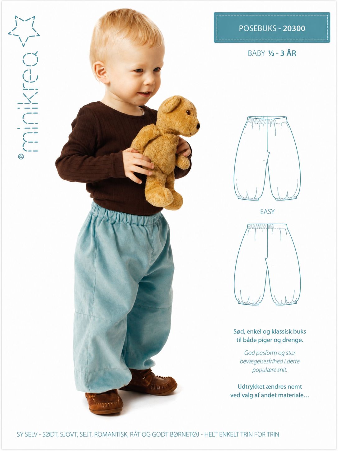 ⭐ Minikrea 20300 – Babybyxor ½–3 år