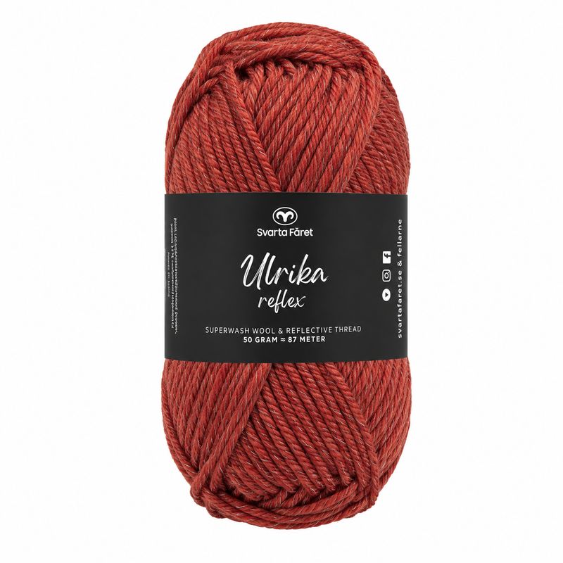 🧶 Svarta Fåret Ulrika Reflex – 317090 Terracotta Gold – 50 g