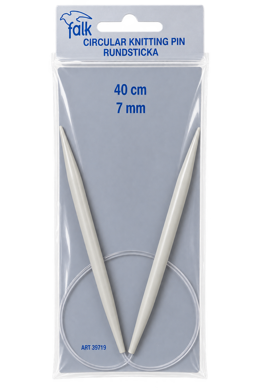 🧶 Falk Rundsticka 40 cm – 7,0 mm
