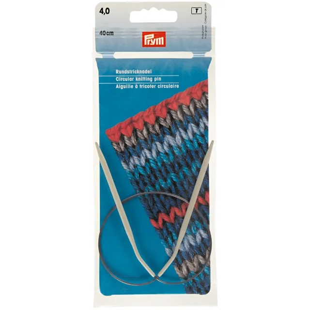 🧶 Prym Rundstickor 40 cm – 4,0 mm