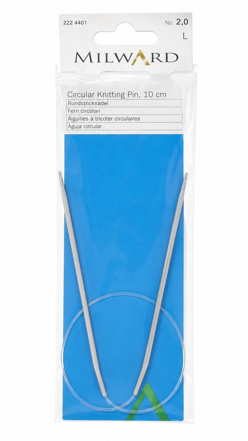 🧶 Milward Rundsticka 40 cm – 2,0 mm
