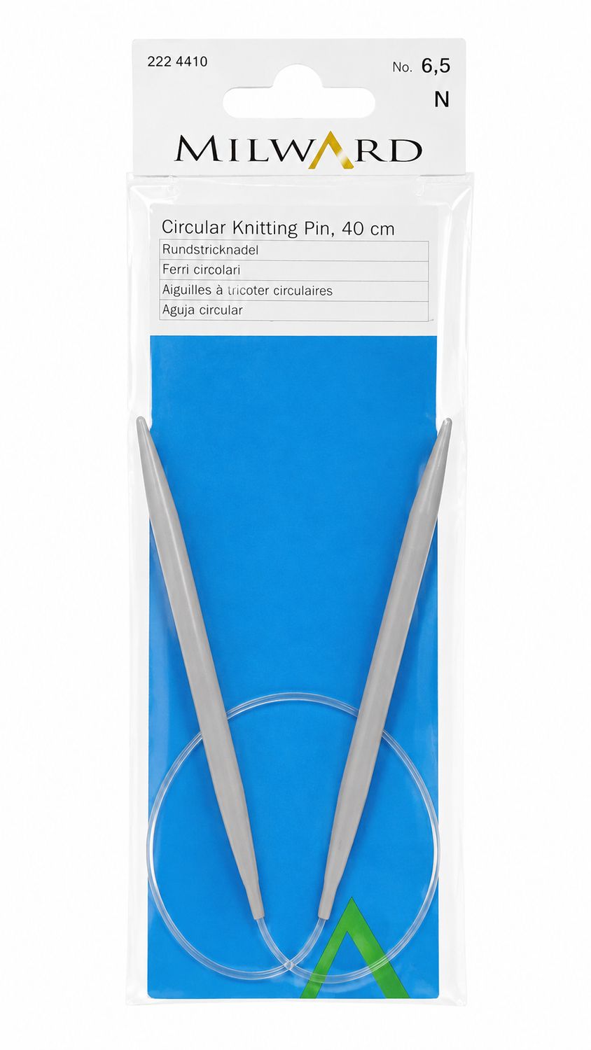 🧶 Milward Rundsticka 40 cm – 6,5 mm