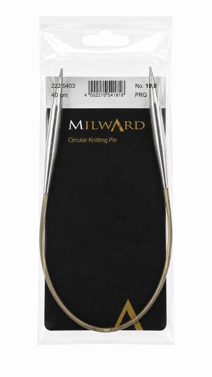 🧶 Milward Rundsticka 40 cm – 10,0 mm Mässing