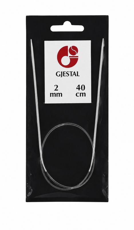 🧶 Gjestal Rundsticka 40 cm – 2,0 mm Aluminium 🧶 Gjestal Rundsticka 40 cm – 2,0 mm Aluminium