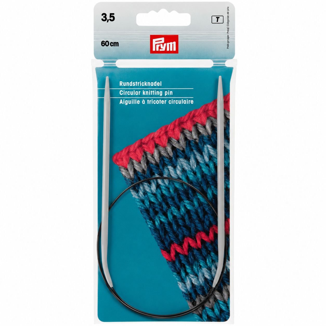 🧶 Prym Rundsticka 60 cm – 3,5 mm Aluminium