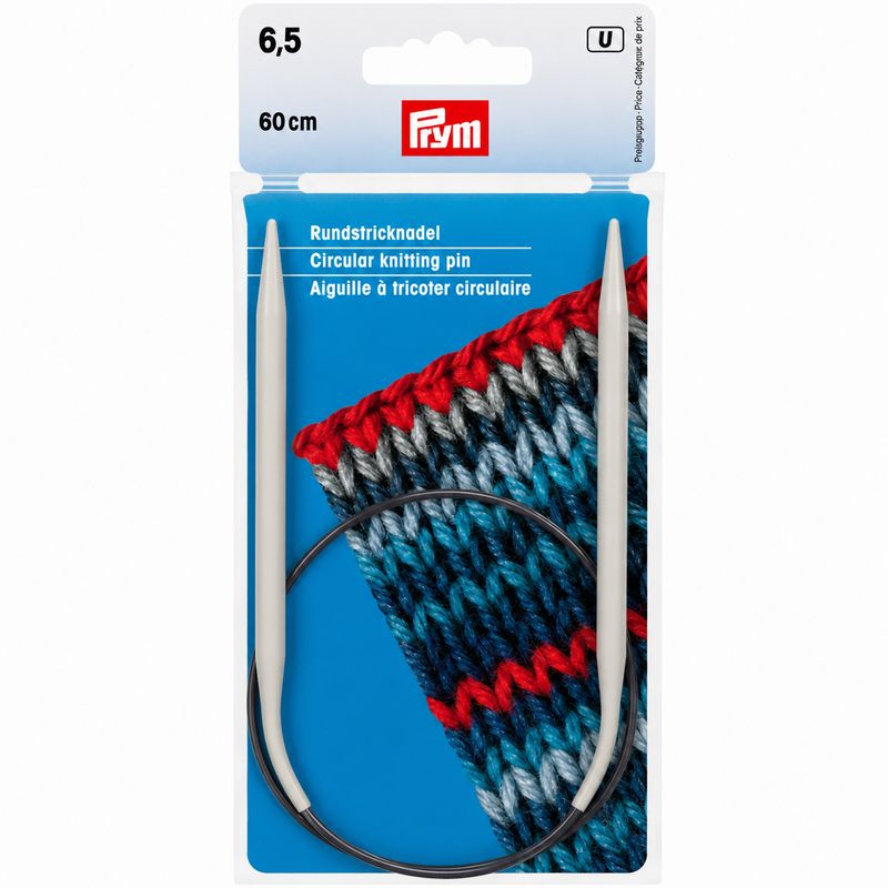🧶 Prym Rundsticka 60 cm – 6,5 mm Aluminium