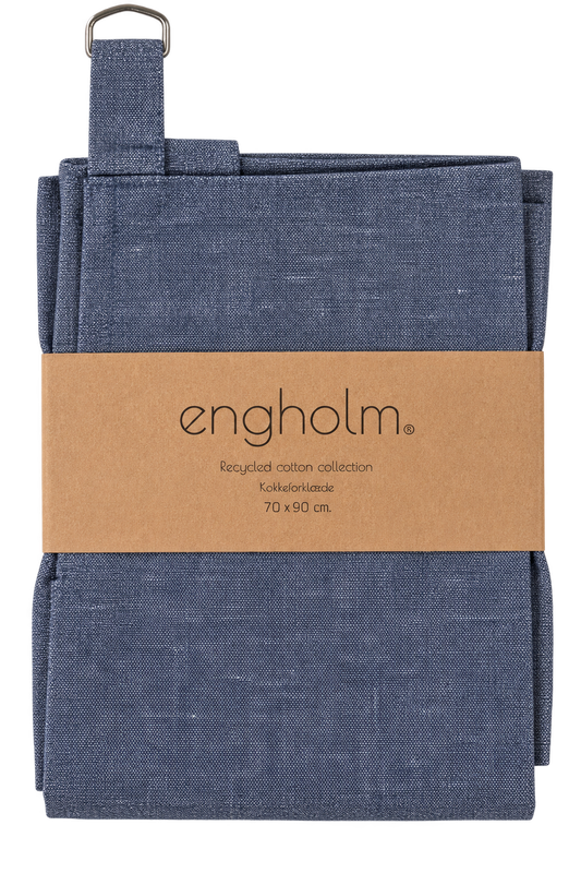 Aprons in recycled cotton - blue