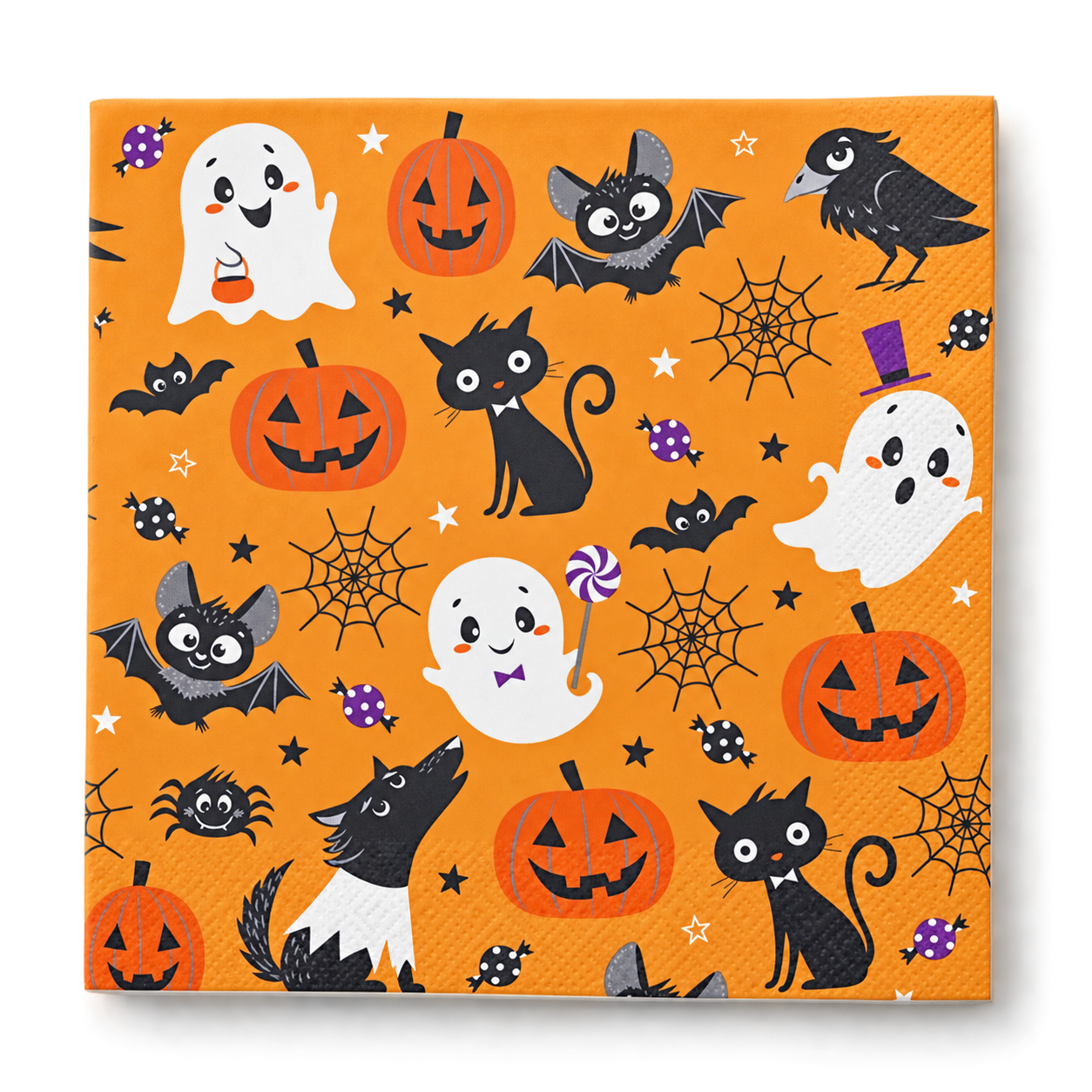 🎃 Servetter Halloween – 33 × 33 cm, 20-pack