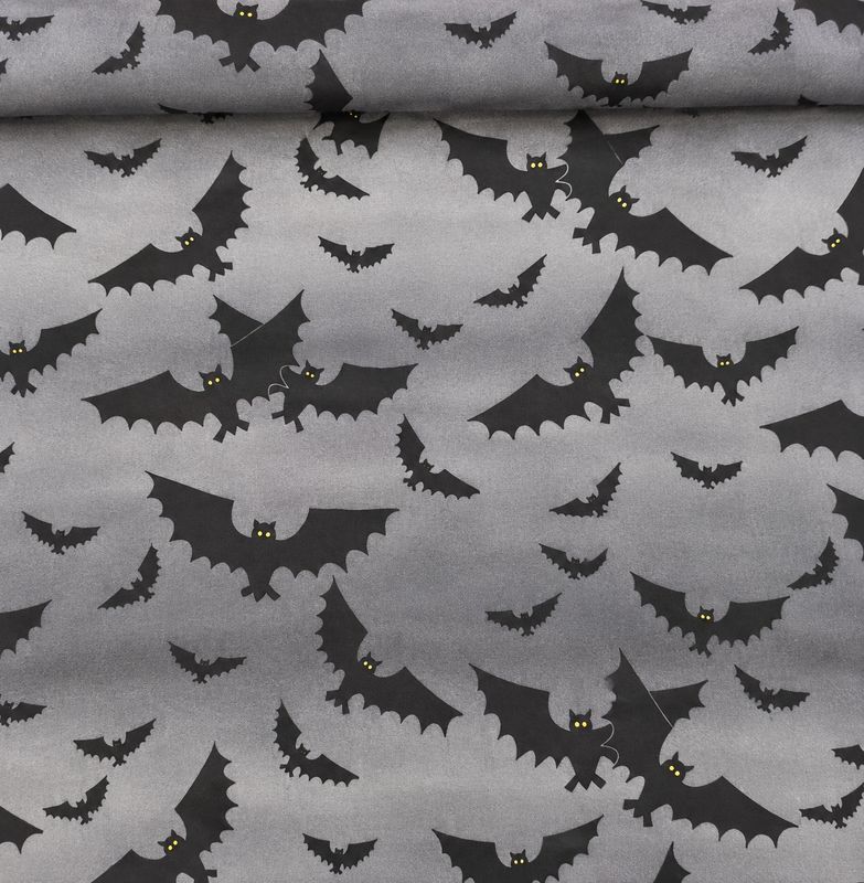 🦇 Stuvbit Lappteknikstyg Harvest Moon Fladdermöss – ca 1,70 m
