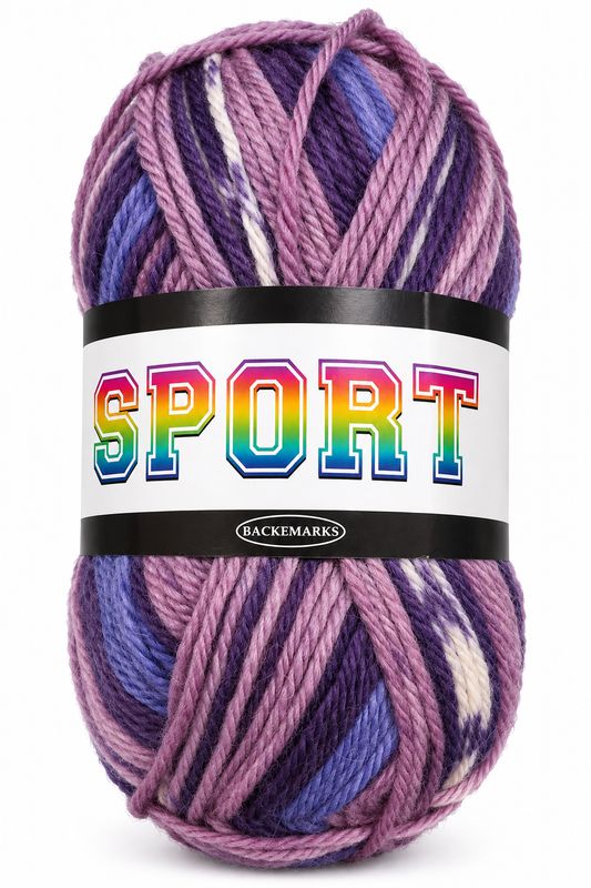 🧶 Falkgarn Sport 1004 Lila/Plommonlila
