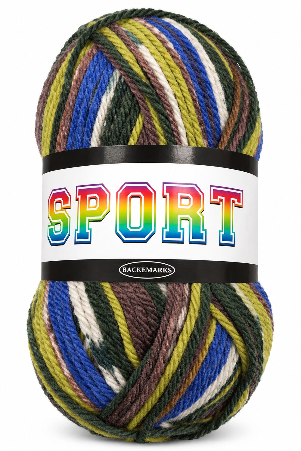 🧶 Falkgarn Sport 1009 Blå/Grå/Grön