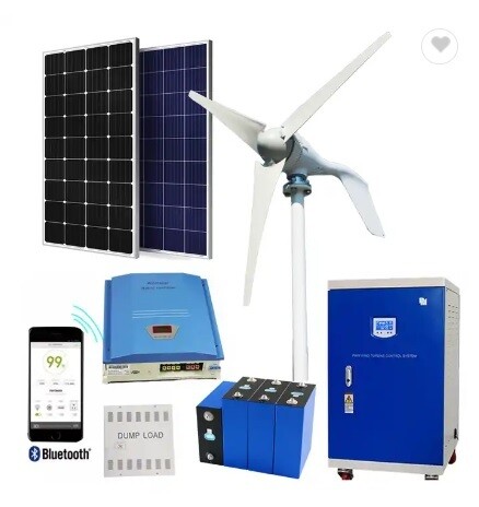 Гибридная (Wind-Solar) мини электростанция 10 кВт.