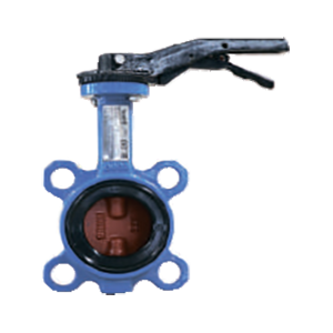 Межфланцевый дисковый поворотный затвор VPI4448/49-02 Tecofi DN100 PN10/16