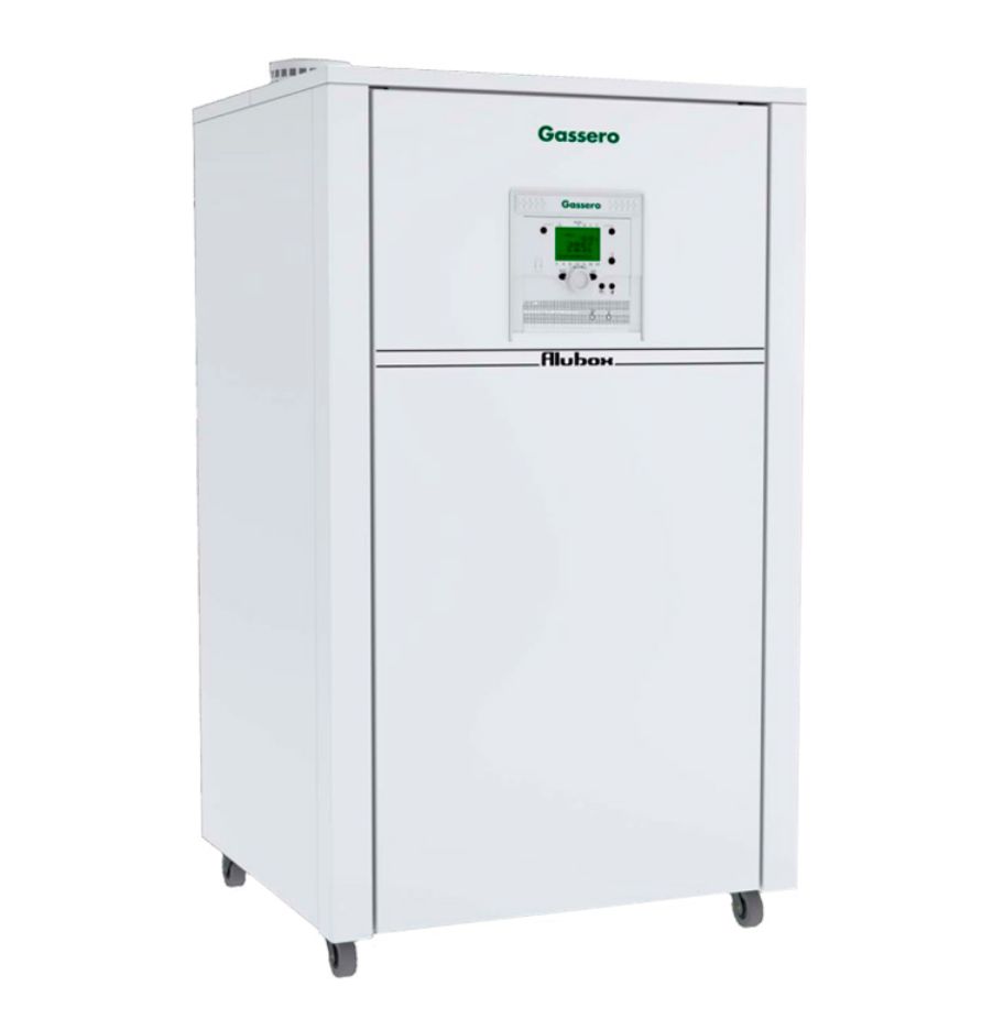 Напольный газовый одноконтурный конденсационный котёл Hermes Alubox  50-2800 кВт.