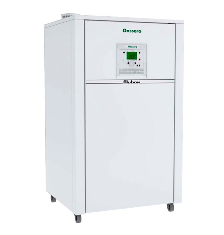 Напольный газовый одноконтурный конденсационный котёл Hermes Alubox  50-2800 кВт.