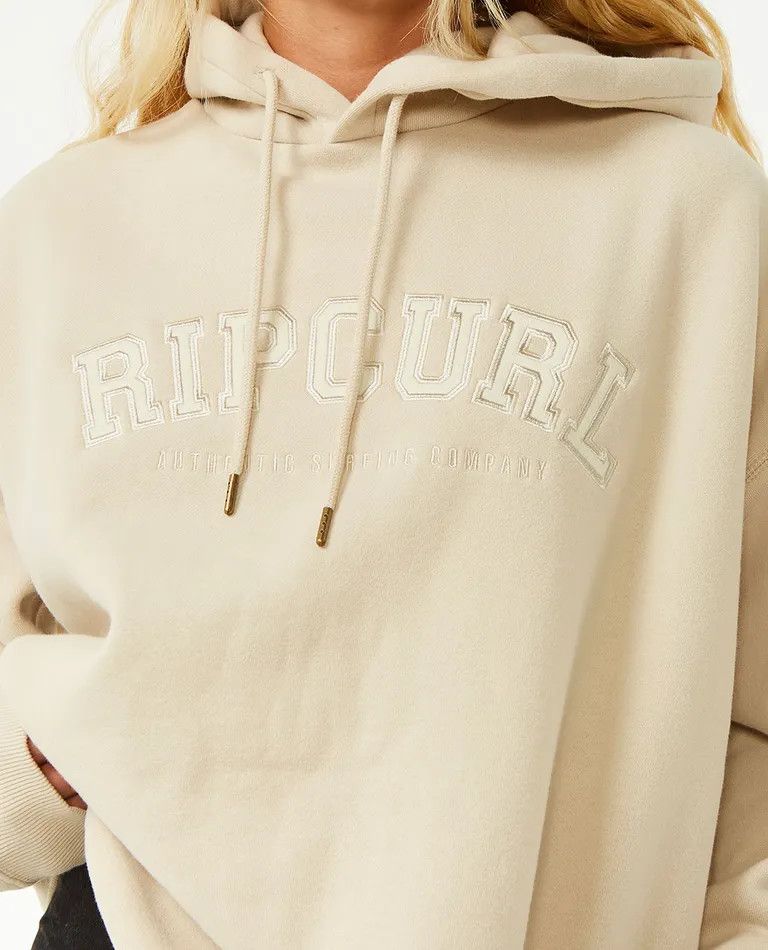 Rip Curl Varsity Hoodie, Size: XS, Color: Natural
