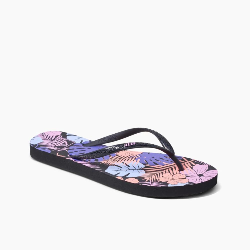 Reef Seaside Prints, Size: 5, Color: Purple Fronds