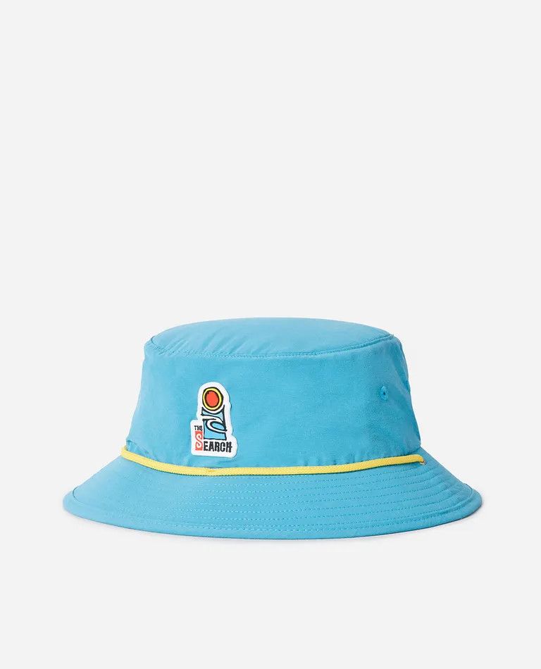 Rip Curl VaporCool Foamie Mid Brim Hat, Color: Light Blue, Size: S/M
