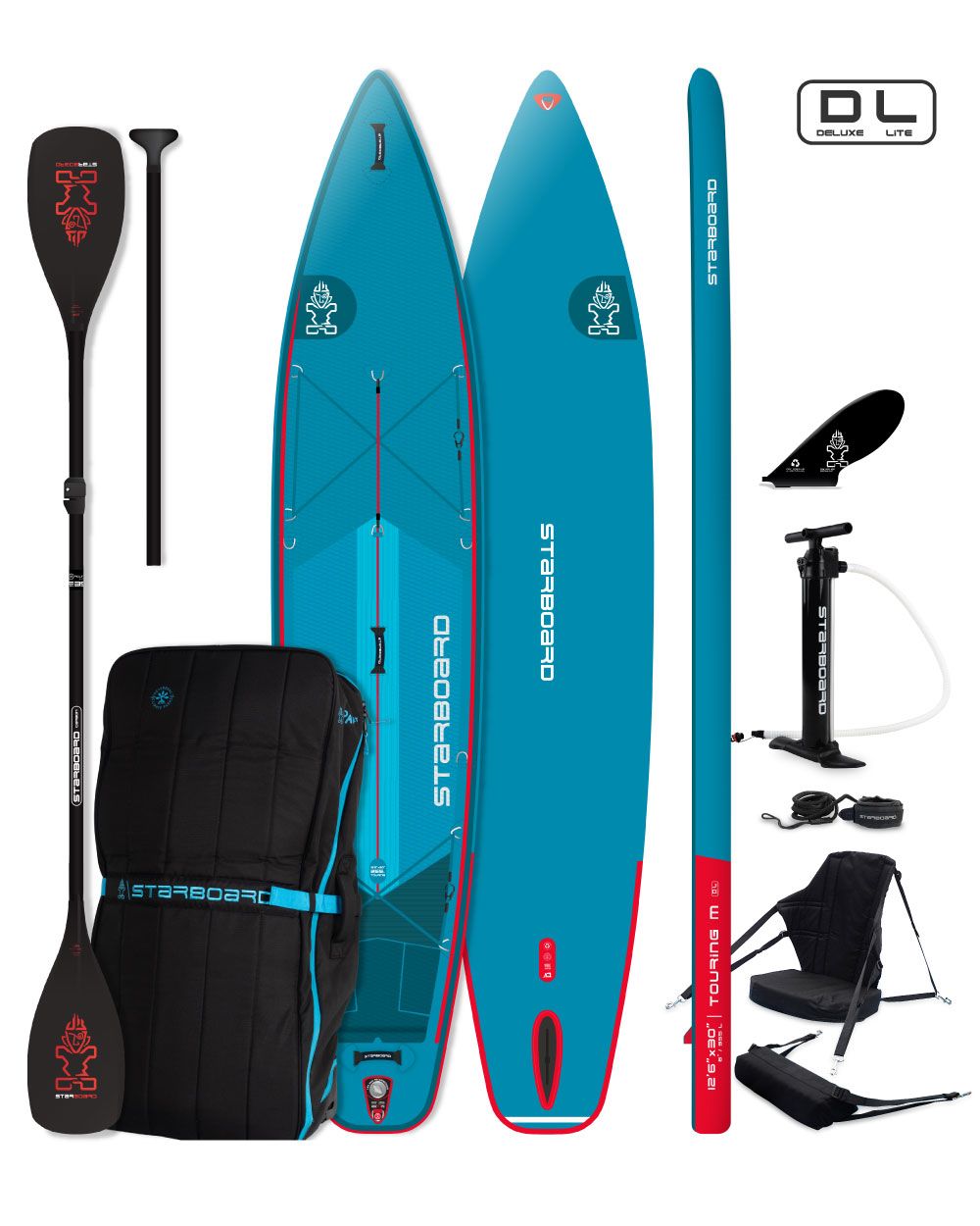 Starboard, Touring M Deluxe, Kayak Set 12&#39;6 x 30&quot;
