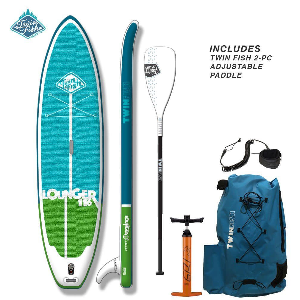 Twin Fish, Lounger 11&#39;6 Inflatable Package