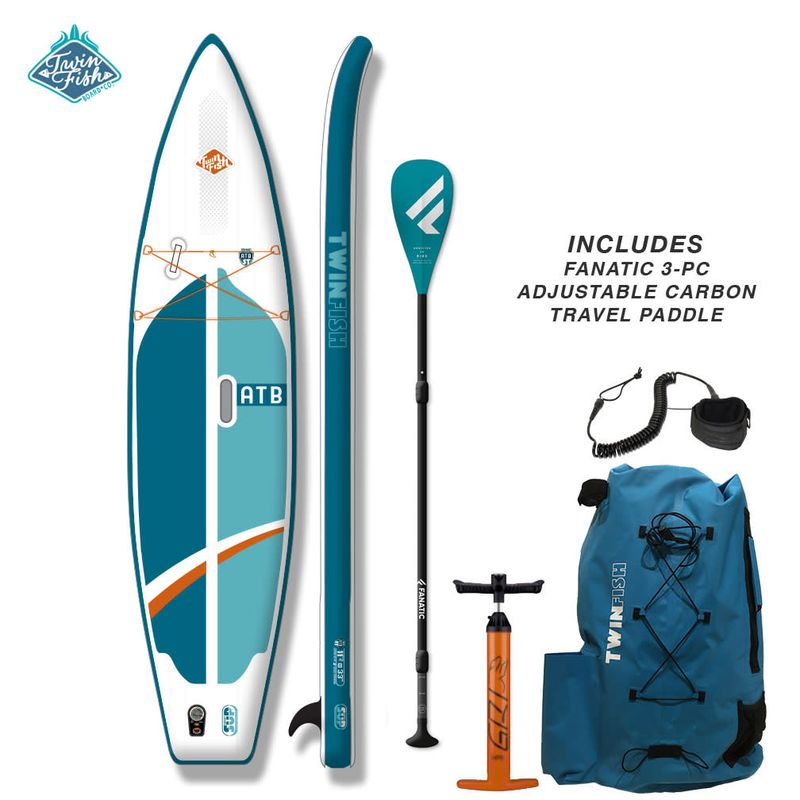 Twin Fish, Trek ATB 11&#39;2 x 32&quot; Inflatable Pkg, Blue