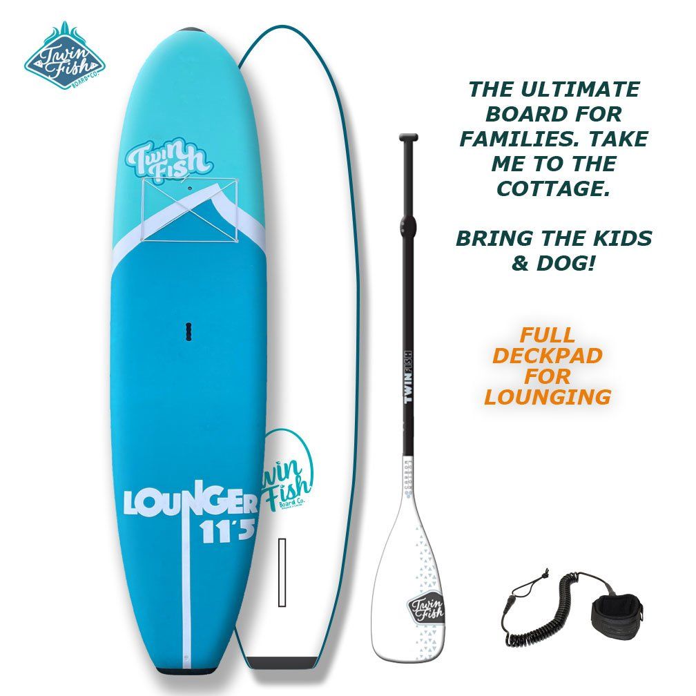 Twin Fish, Lounger 11&#39;6 x 33&quot; Soft Top