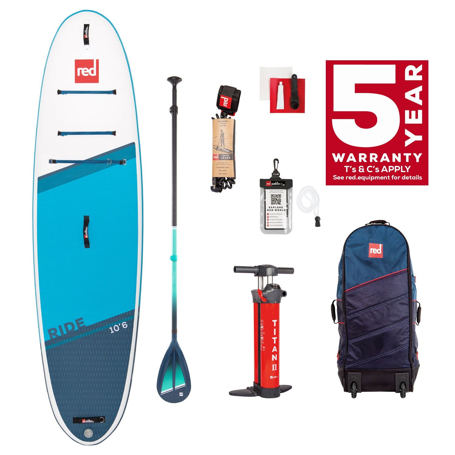 Red Paddle, Ride 10&#39;6 CT Package