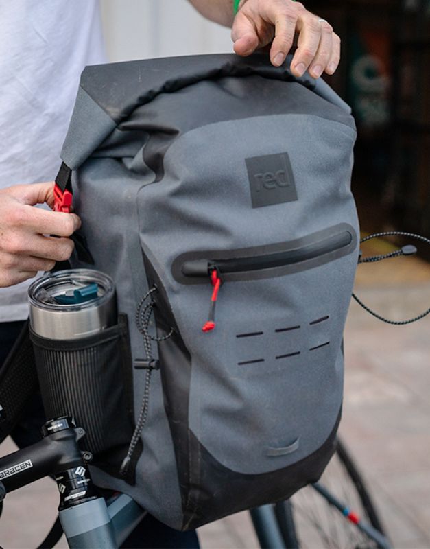 Red, Waterproof Backpack, 30L