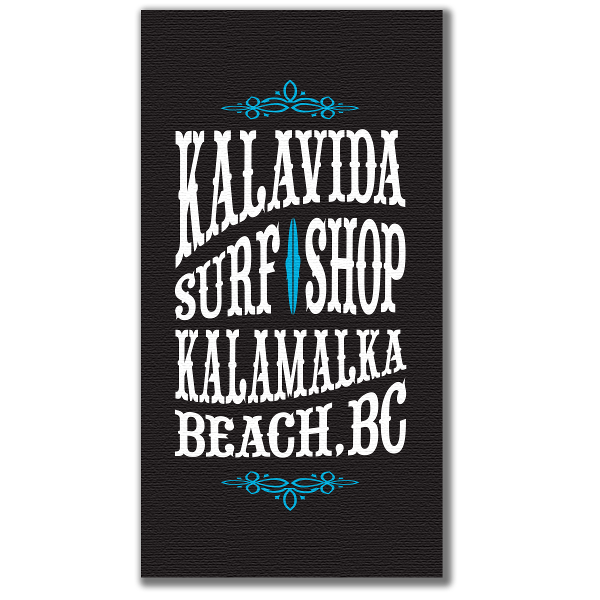 Kalavida Whipped Cream Beach Towel, Color: Black