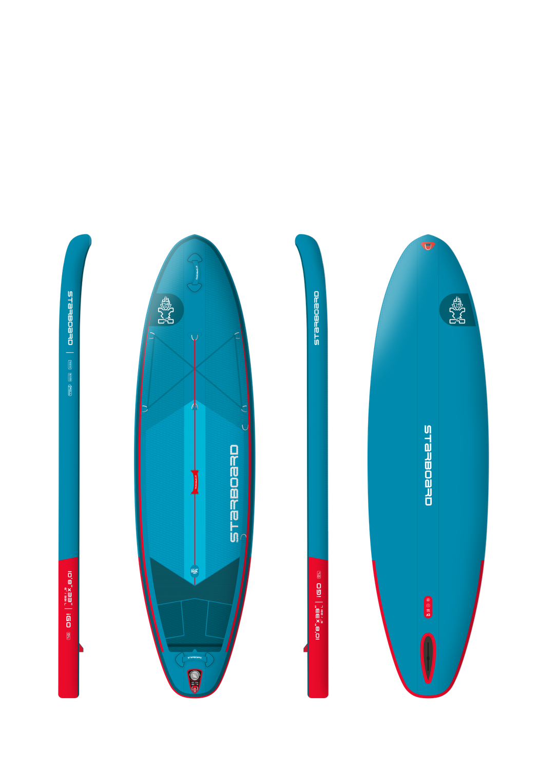 Starboard, iGO Deluxe Lite SC, w/paddle, Size: 10&#39;8 x 33&quot;