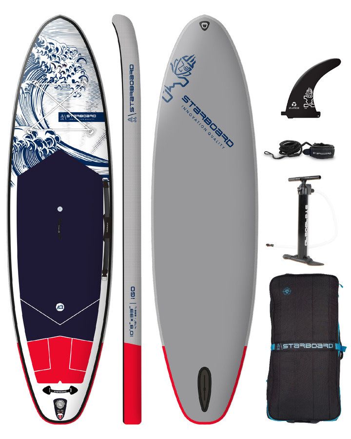 Starboard, iGO Deluxe SC, , Color: Wave, Size: 10&#39;8 x 33&quot;
