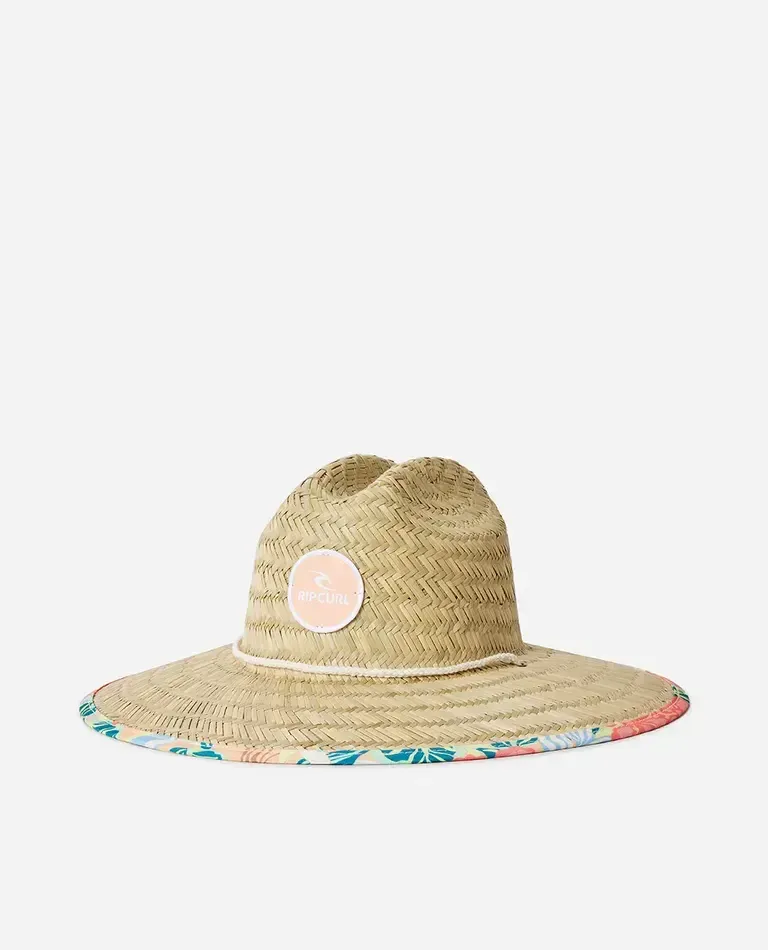 Rip Curl, Mixed Straw Sun Hat, Color: Light Orange, Size: S