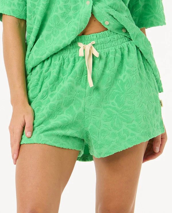 Rip Curl Las Dalias Terry Short, Size: S, Color: Light Green